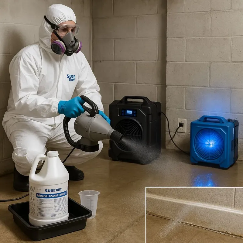 Sanitization and Odor Removal process in Pleak, TX
