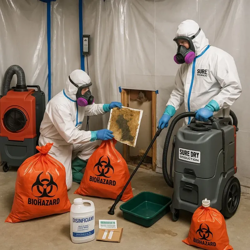 Contaminated Water Handling Protocols process in Pleak, TX