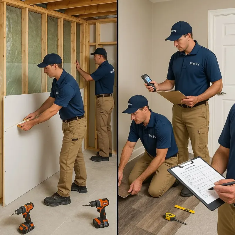 Repairs and Reconstruction process in Pleak, TX