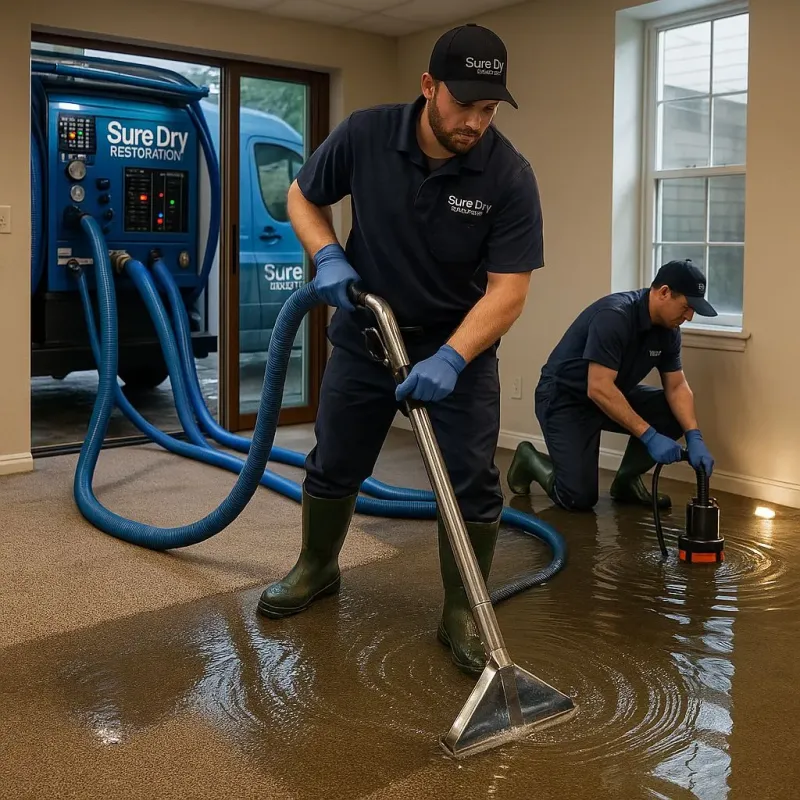 Water Extraction and Removal process in Pleak, TX